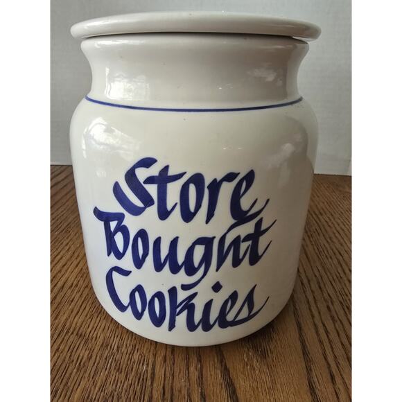 Clay Design Cookie Jar Homemade Cookies/Store Bought Cookies - Picture 1 of 8